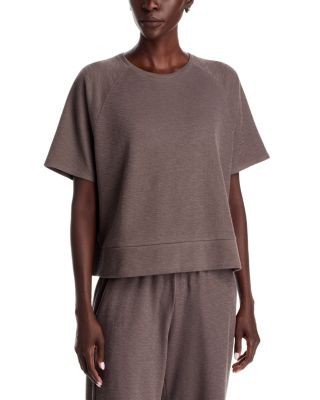 Eileen Fisher Cotton Crewneck Short Sleeve Tee