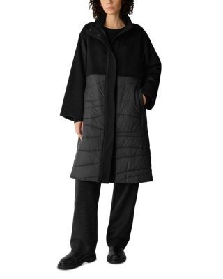Eileen Fisher Mixed Media Coat