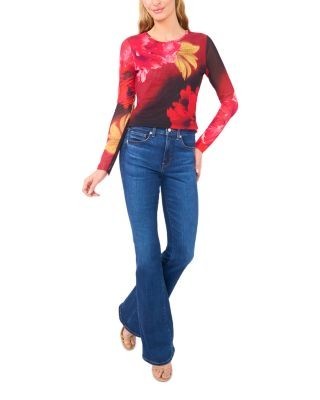Ted Baker Crewneck Mesh Top