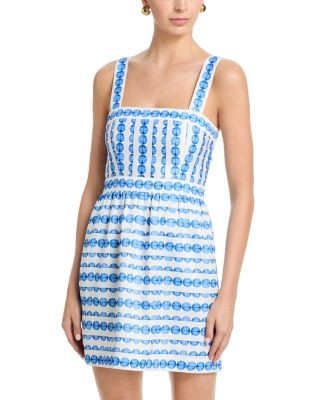 French Connection Structured Taffeta Mini Dress