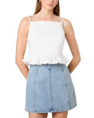 French Connection Lilah Stretch Cotton Top