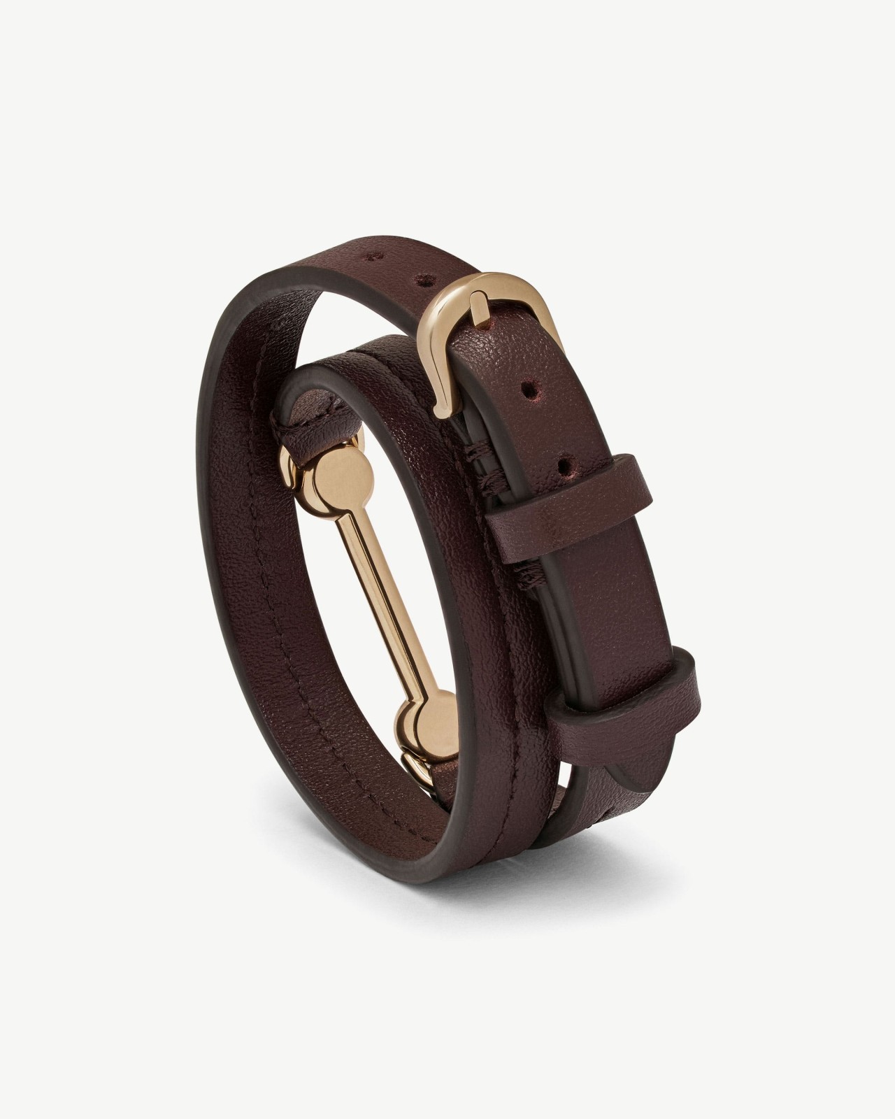Corda Double Wrap Bracelet - Burgundy
