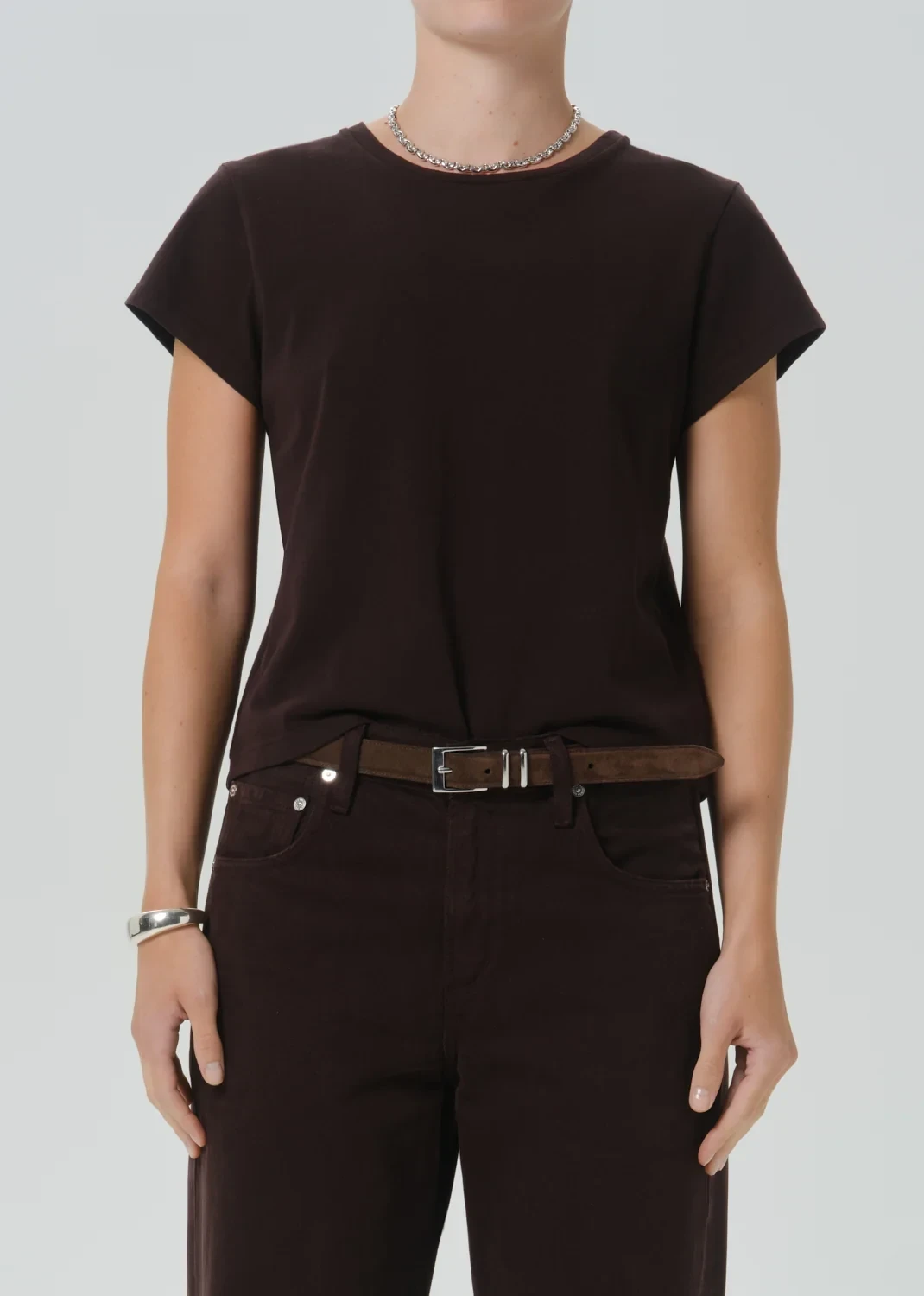 Kai Baby Tee in Chocolate