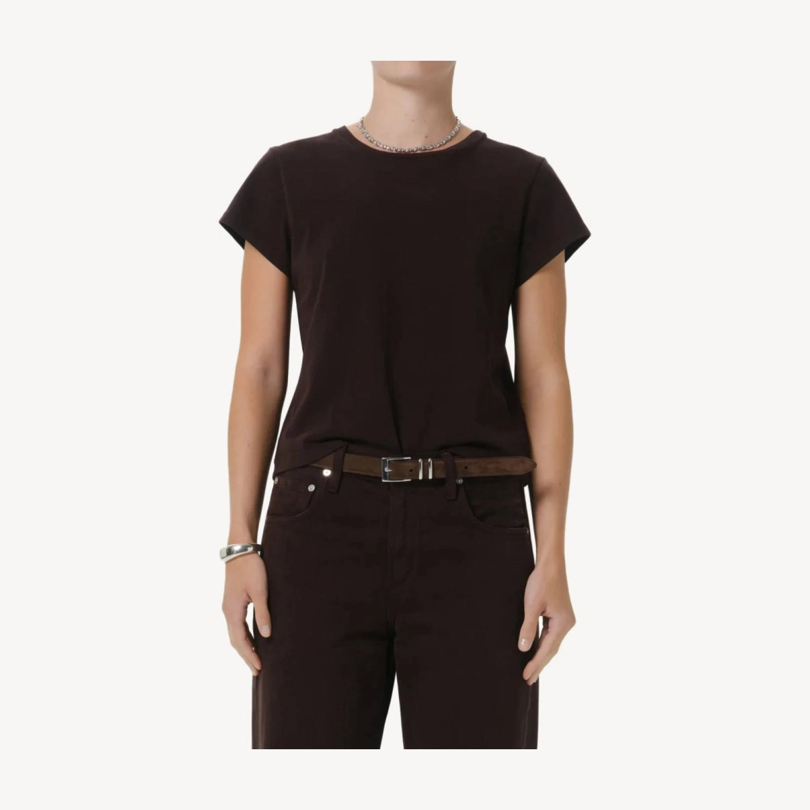 Kai Baby Tee in Chocolate