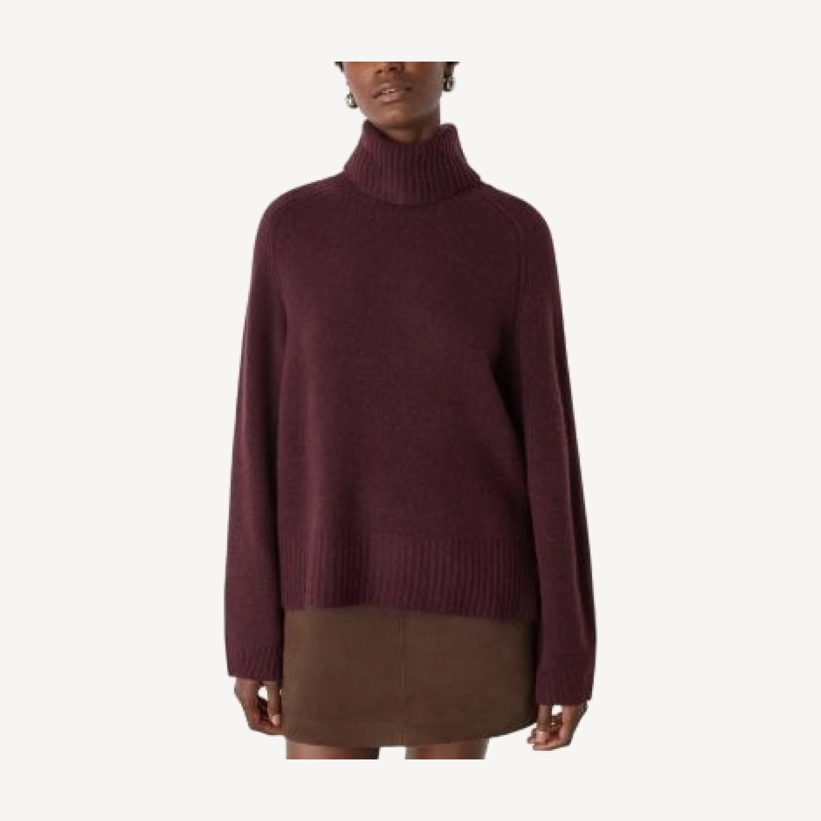Whistles Turtleneck Knit Sweater