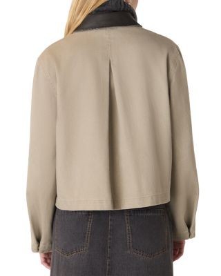 Whistles Casual Contrast Collar Jacket