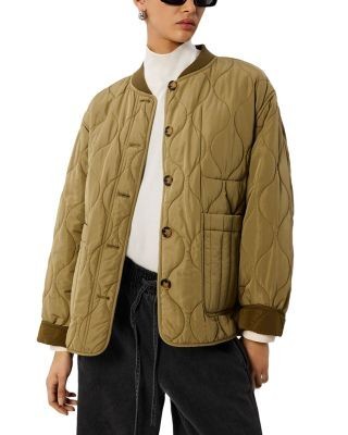 Whistles Reversible Quilted Coat