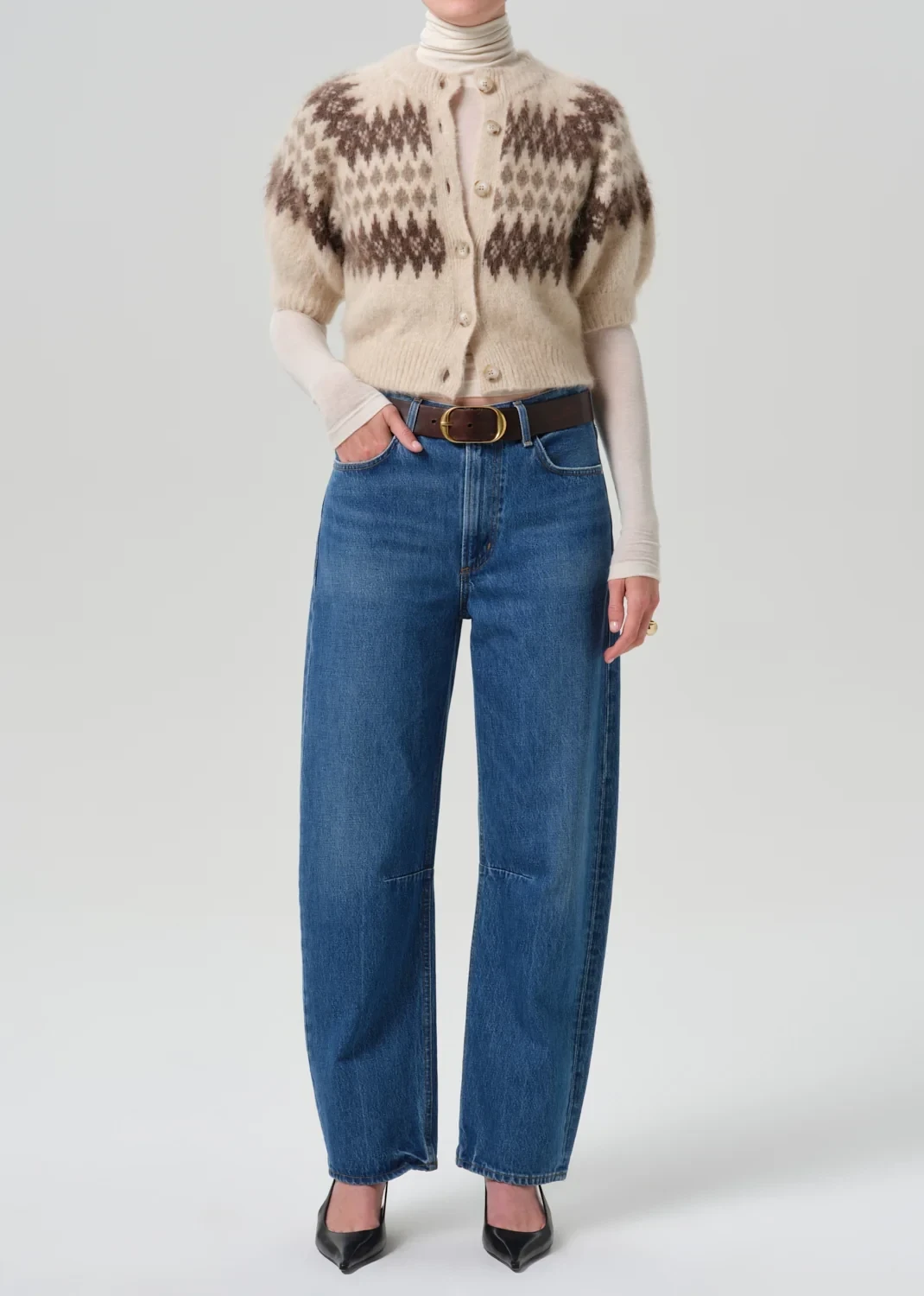 Miro Long Relaxed Jean in Azure Blue