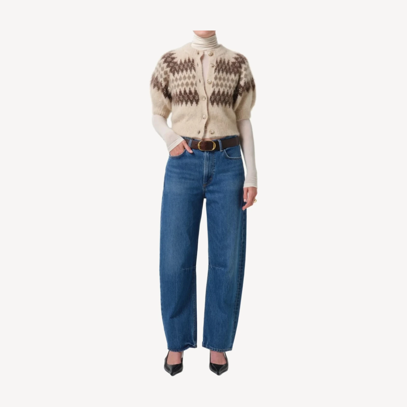 Miro Long Relaxed Jean in Azure Blue