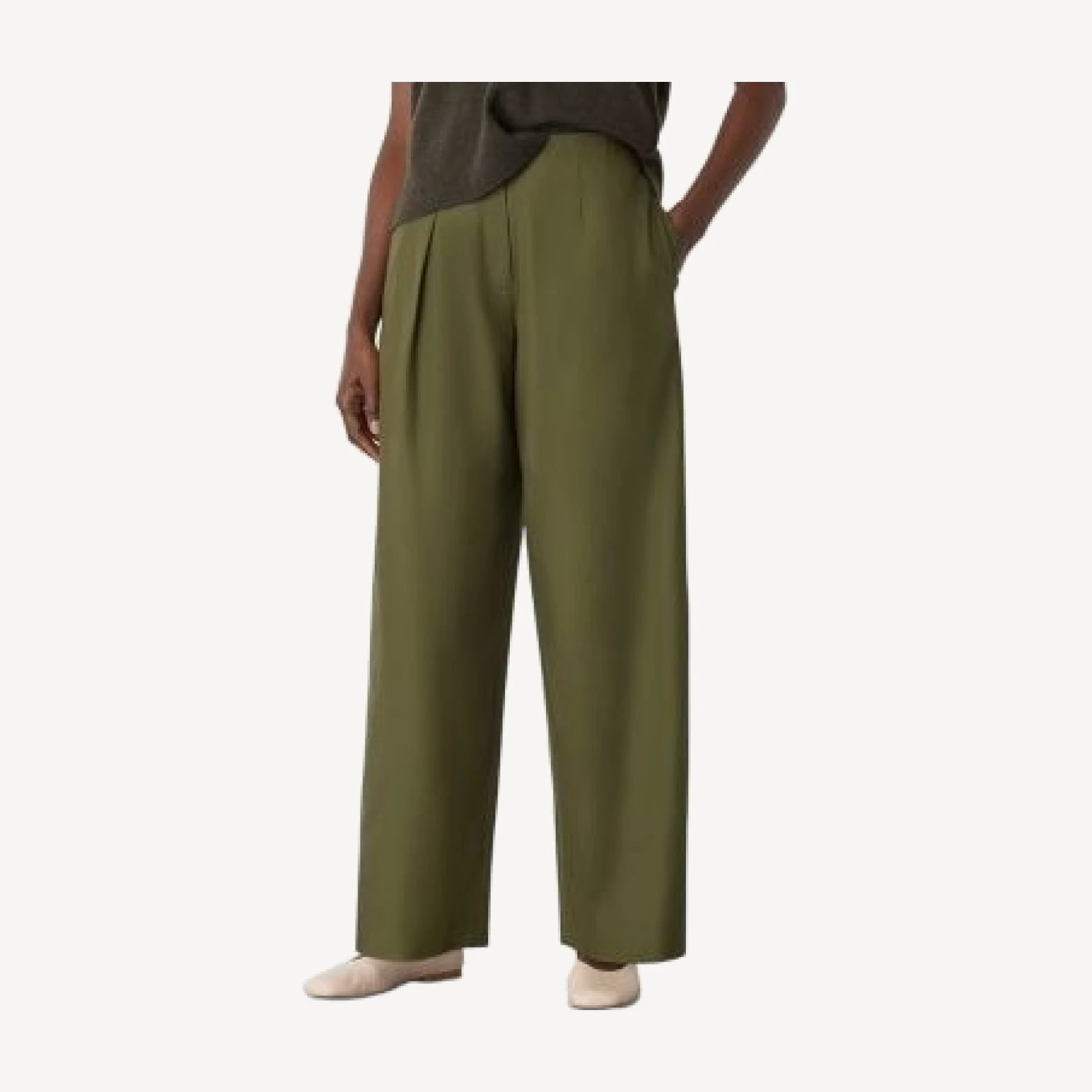 Whistles Pleat Front Barrel Trousers