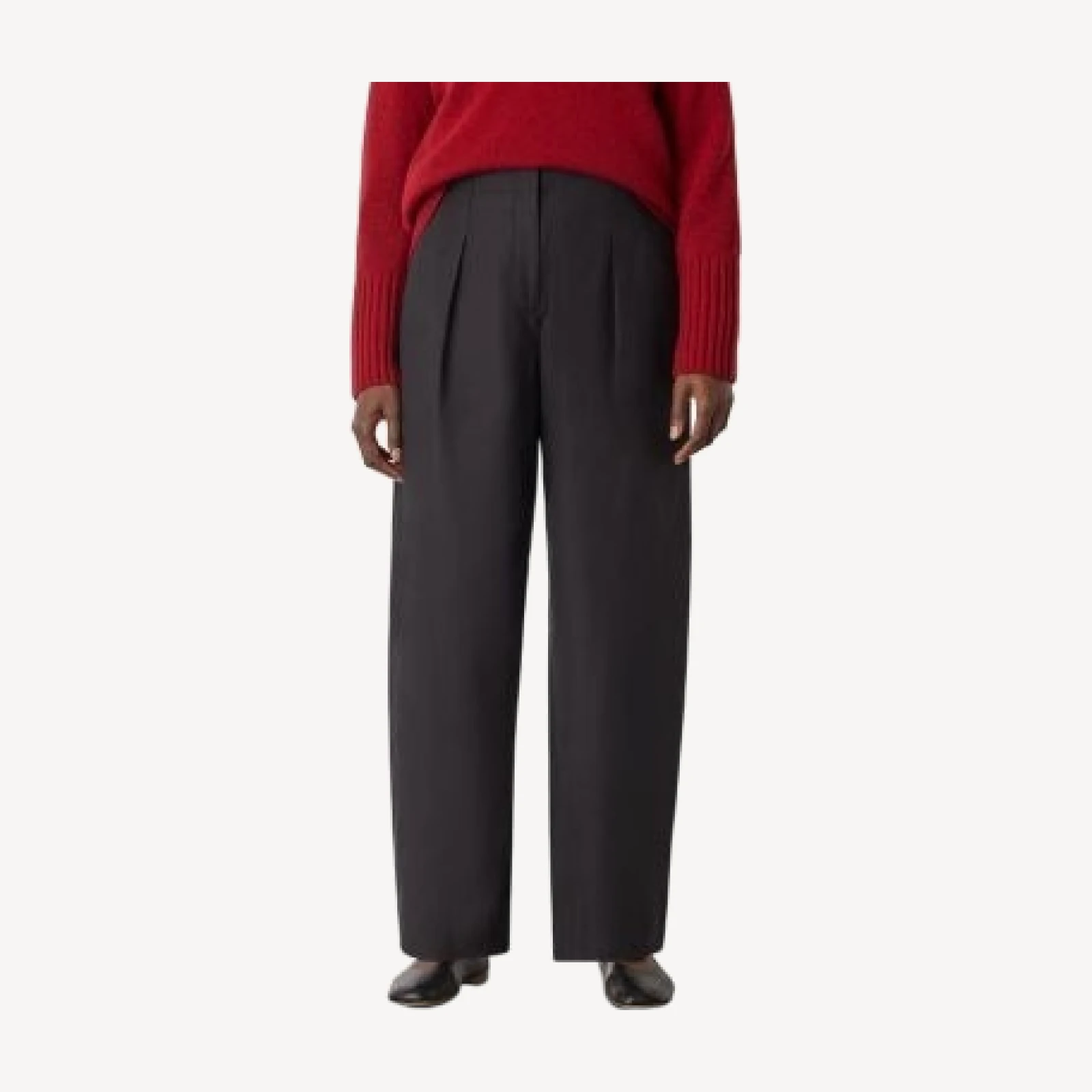 Whistles Pleat Front Barrel Pants