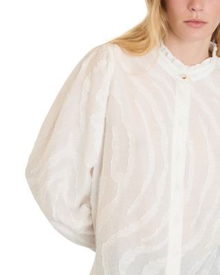Whistles Animal Textured Shirt