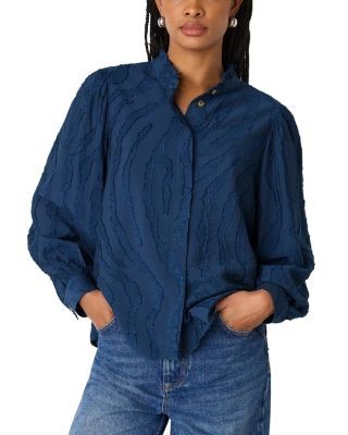 Whistles Animal Textured Shirt