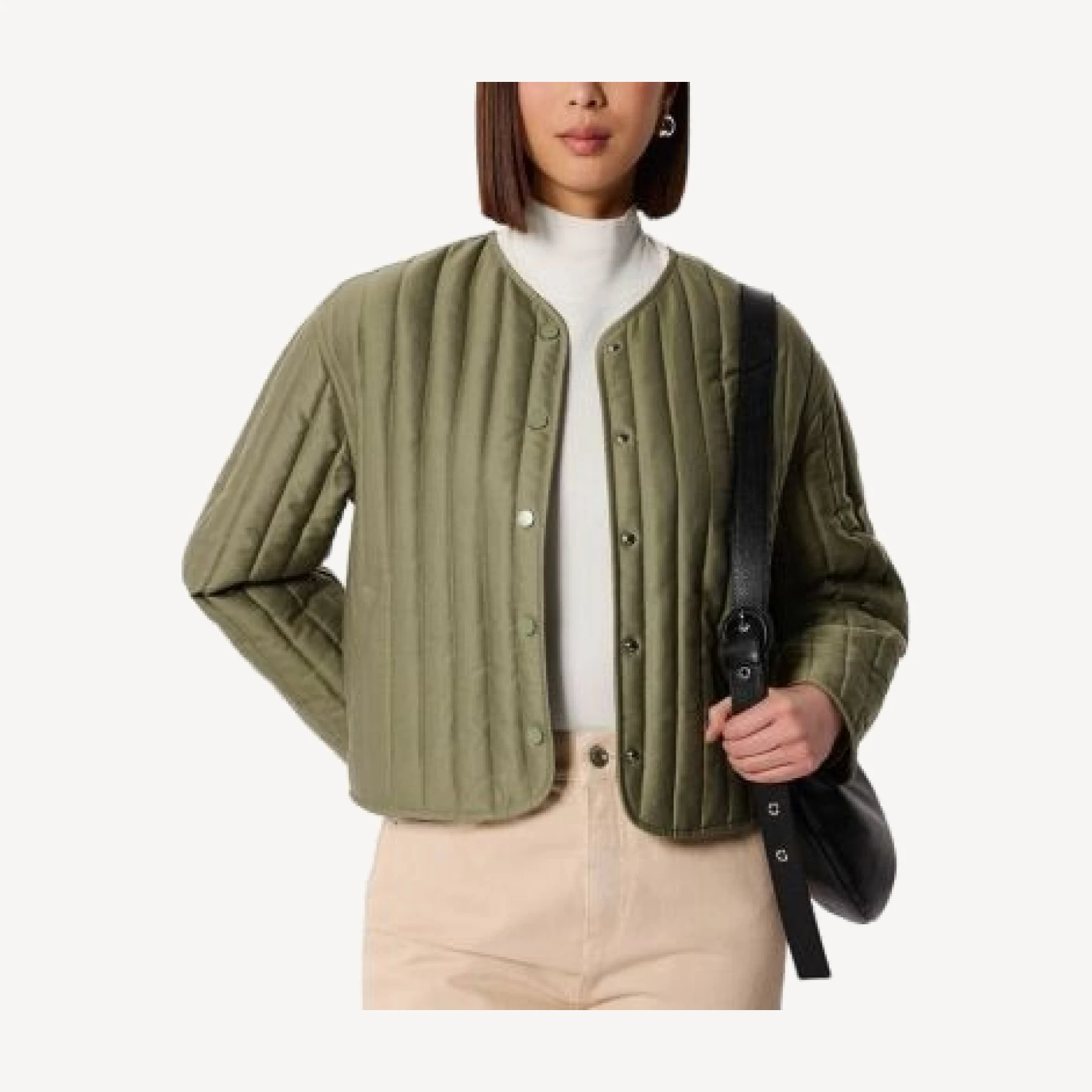 Whistles Cone Sleeve Quilted Jacket