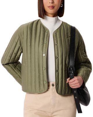 Whistles Cone Sleeve Quilted Jacket