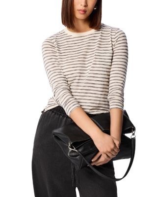 Whistles Stripe Crewneck Top