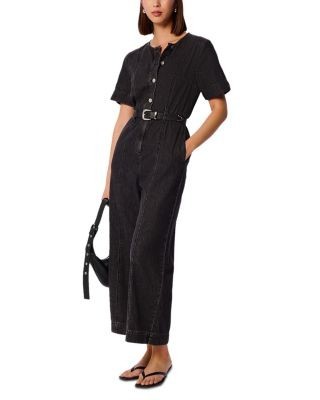 Whistles Button Down Jumpsuit