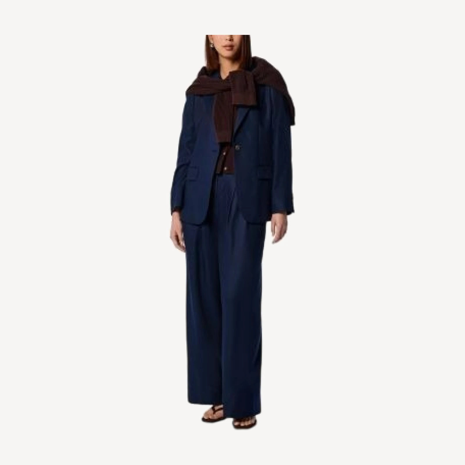 Whistles Relaxed Hopsack Blazer