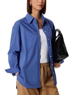 Whistles Oversized Cotton Poplin Shirt