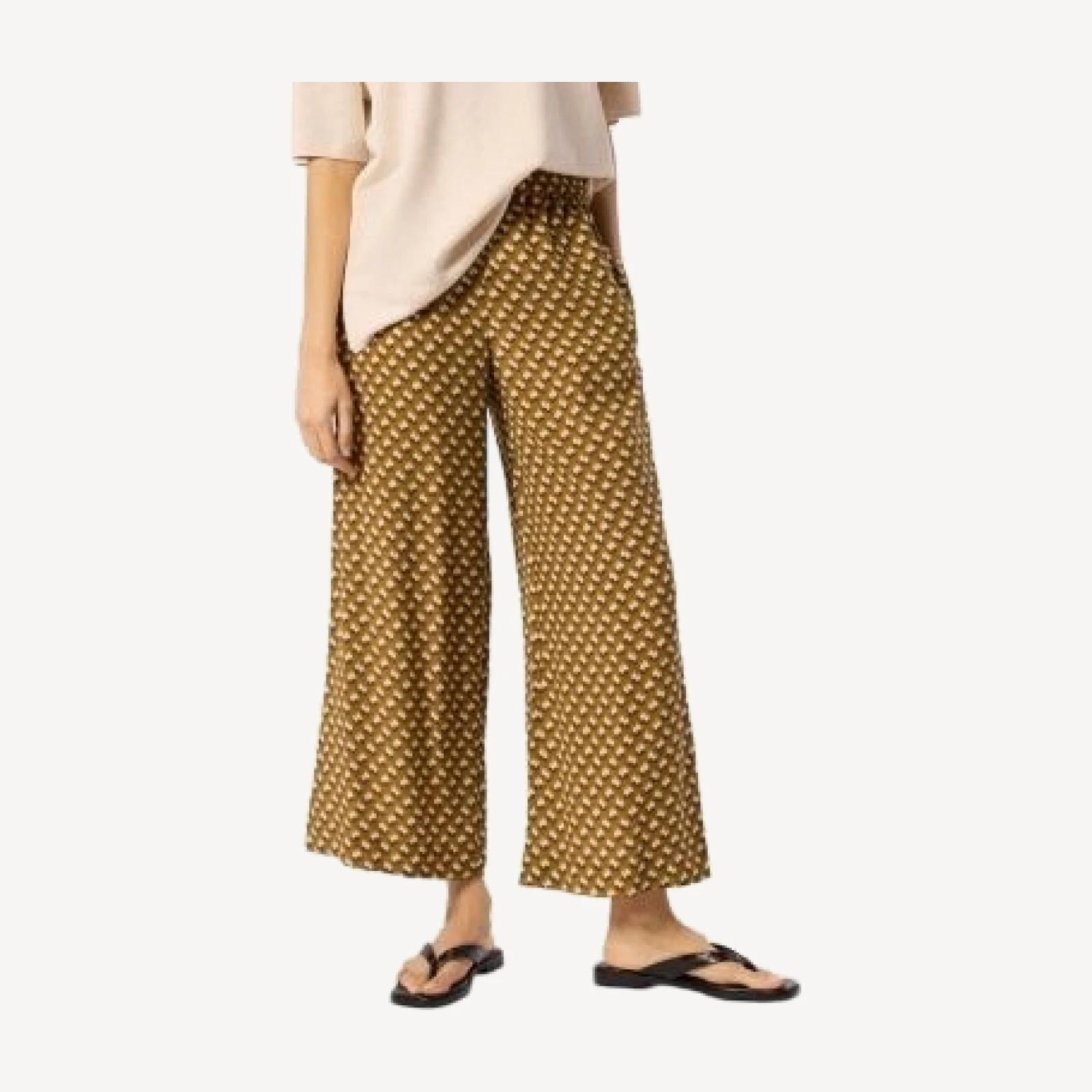 Whistles Ikat Spot Crop Trousers