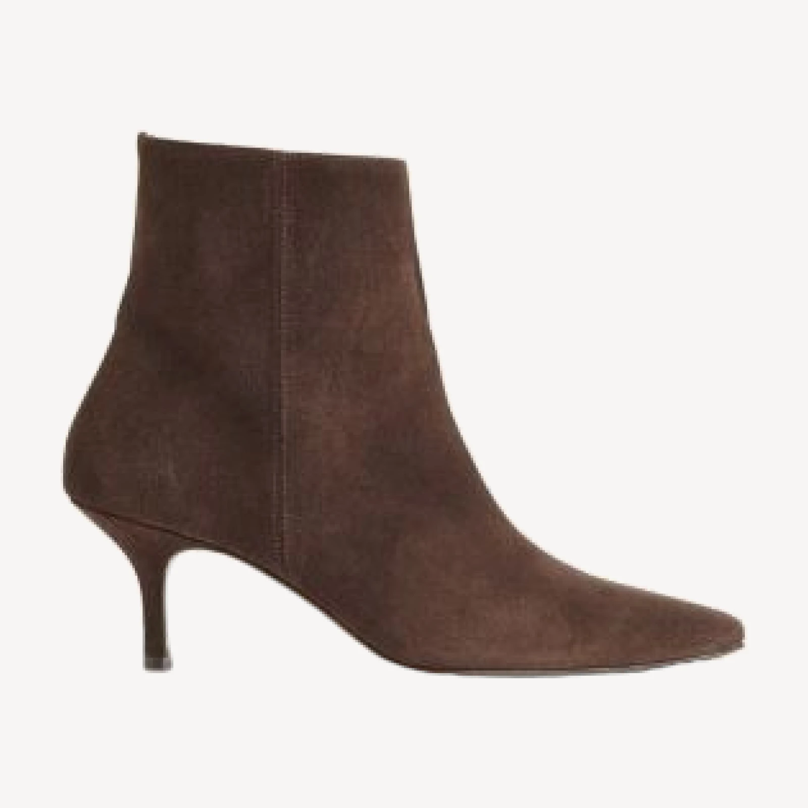 Whistles Women's Suede Pointed Kitten Heel Boots