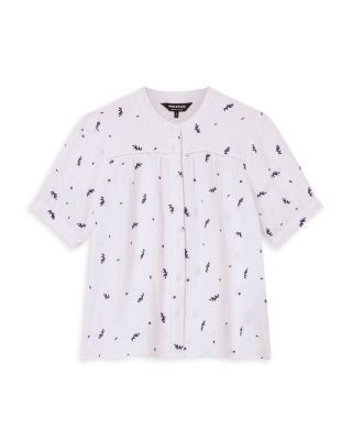 Whistles Embroidered Blouse