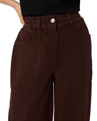 Whistles Authentic Barrel Leg Jeans in Stone