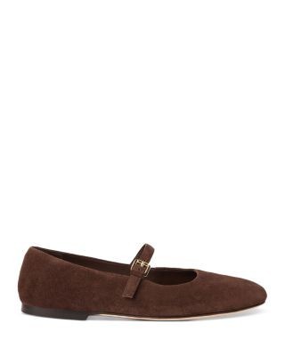 Whistles Women's Suede Mary Jane Ballet Flats