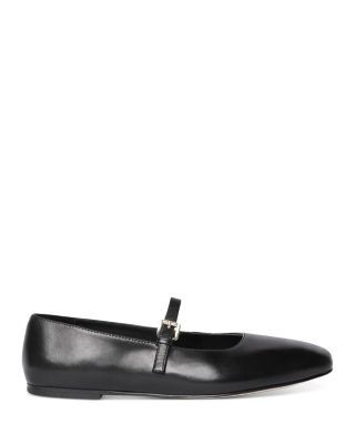 Whistles Women's Leather Mary Jane Ballet Flats