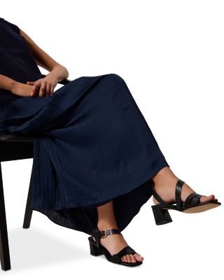 Whistles Women's Block Heel Buckle Sandals