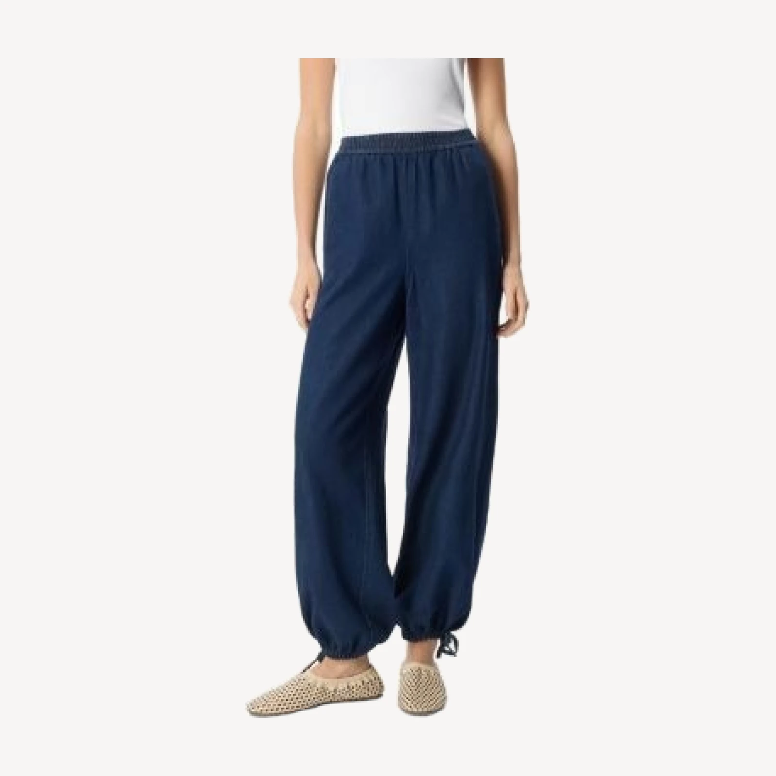 Whistles Tie Hem Balloon Pants