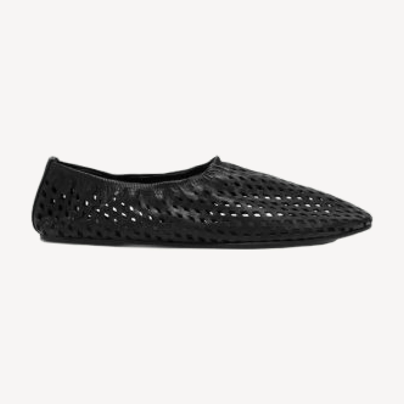 Whistles Women's Laser Cut Leather Ballet Pumps