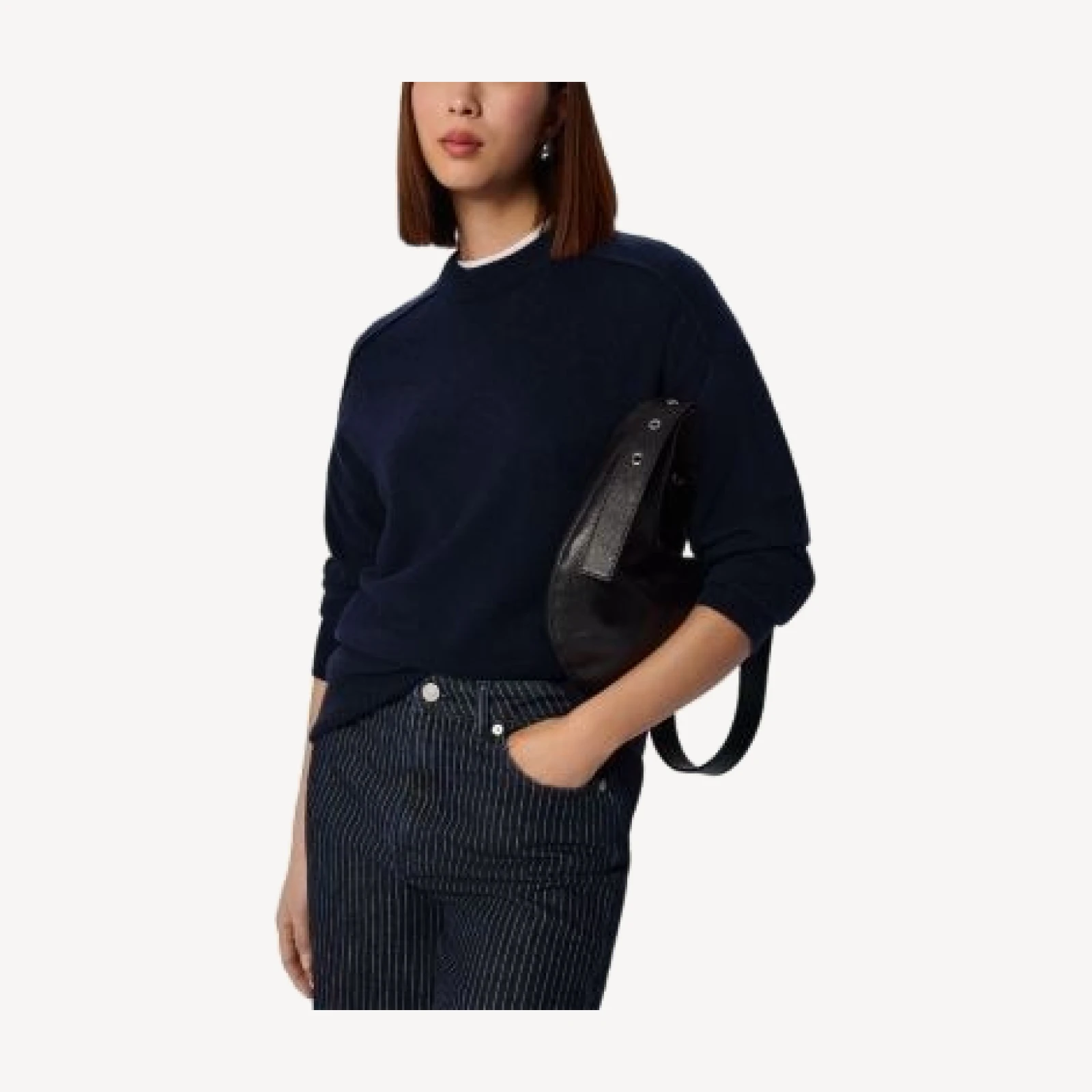 Whistles Cashmere Raglan Sleeve Sweater