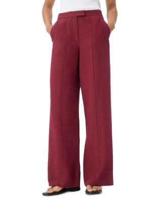 Whistles Petite Full Length Pintuck Trousers