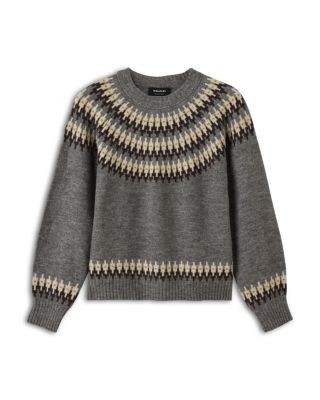 Whistles Fair Isle Round Neck Sweater