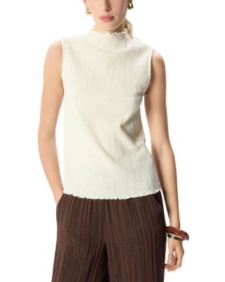Whistles Textured Sleeveless Top