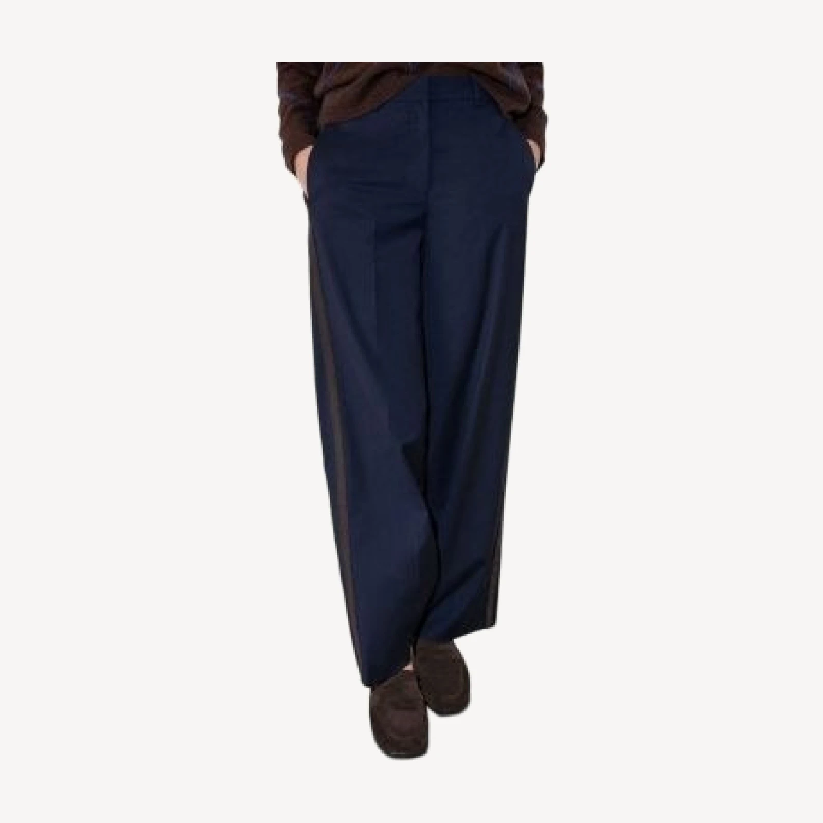 Whistles Side Stripe Straight Pants