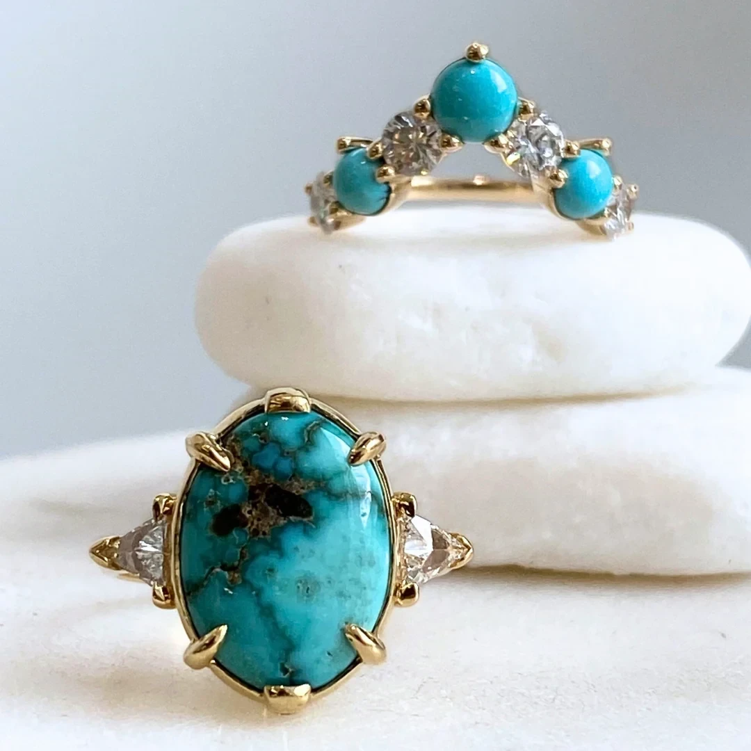 Bespoke Turquoise Stack