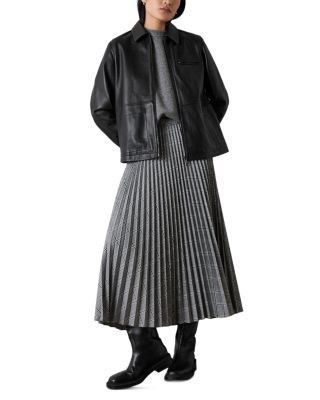 Whistles Pleated Midi Skirt