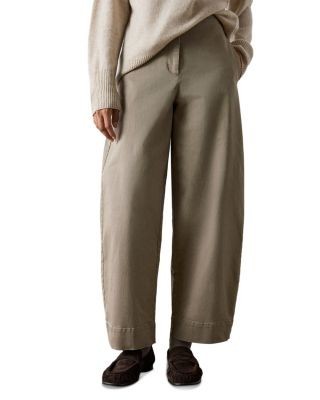 Whistles Cotton Stretch Barrel Pants