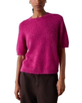 Whistles Textured Sweater Tee