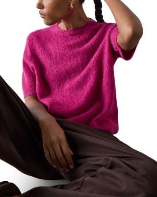 Whistles Textured Sweater Tee