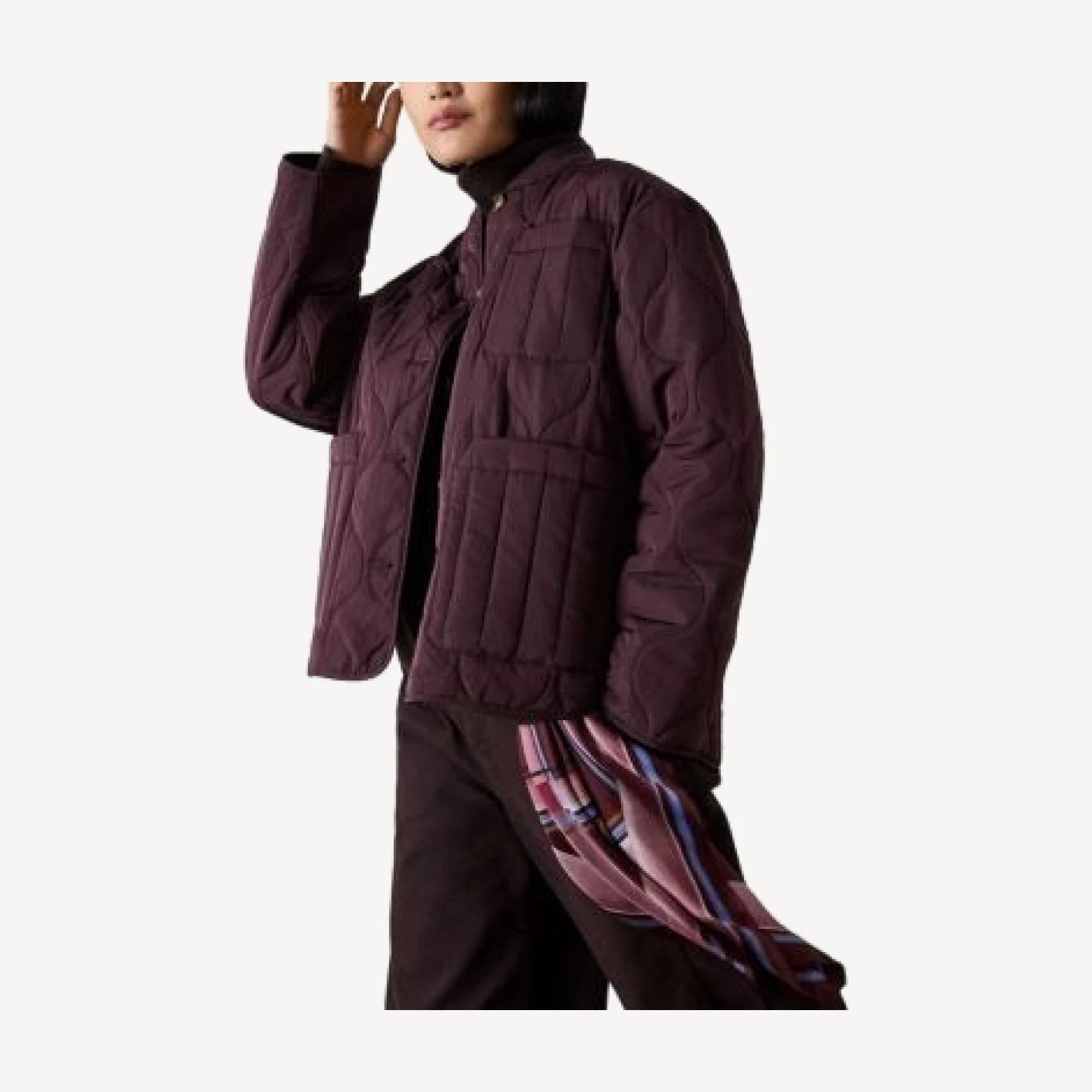 Whistles Quilted Liner Coat