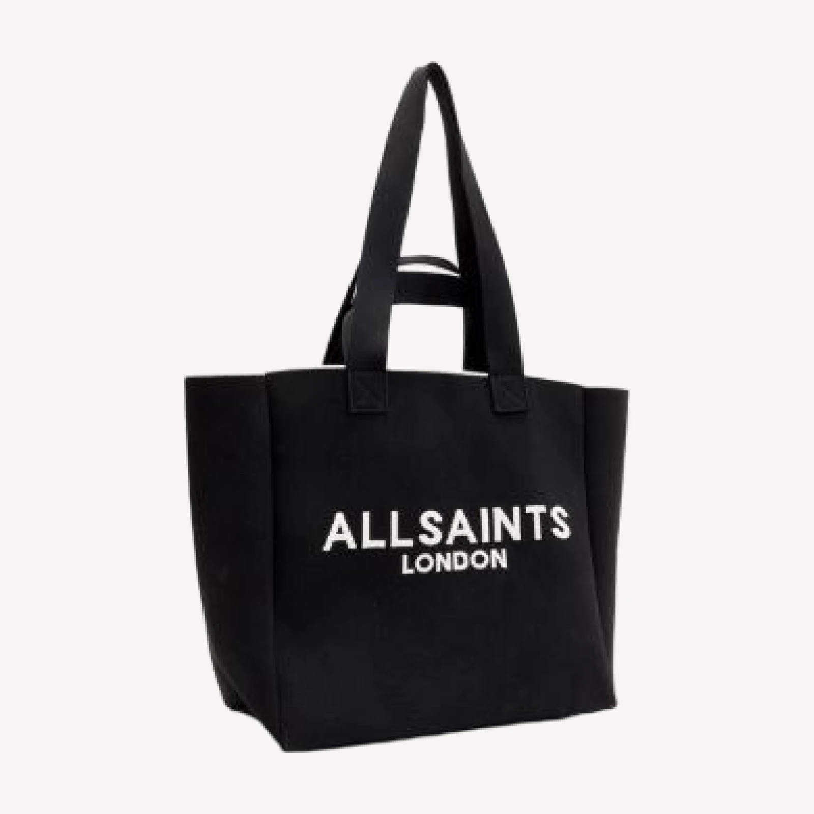Allsaints Izzy Logo Knit East/West Tote