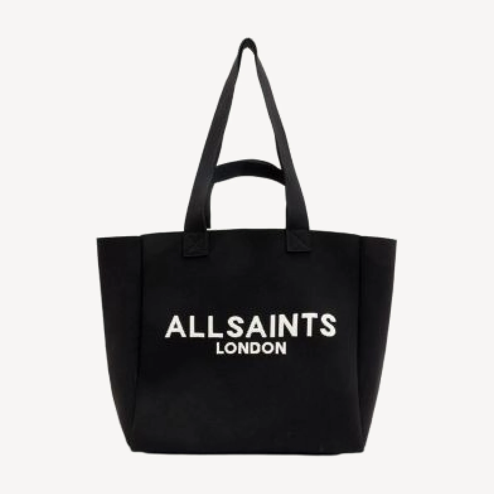 Allsaints Izzy Logo Knit East/West Tote
