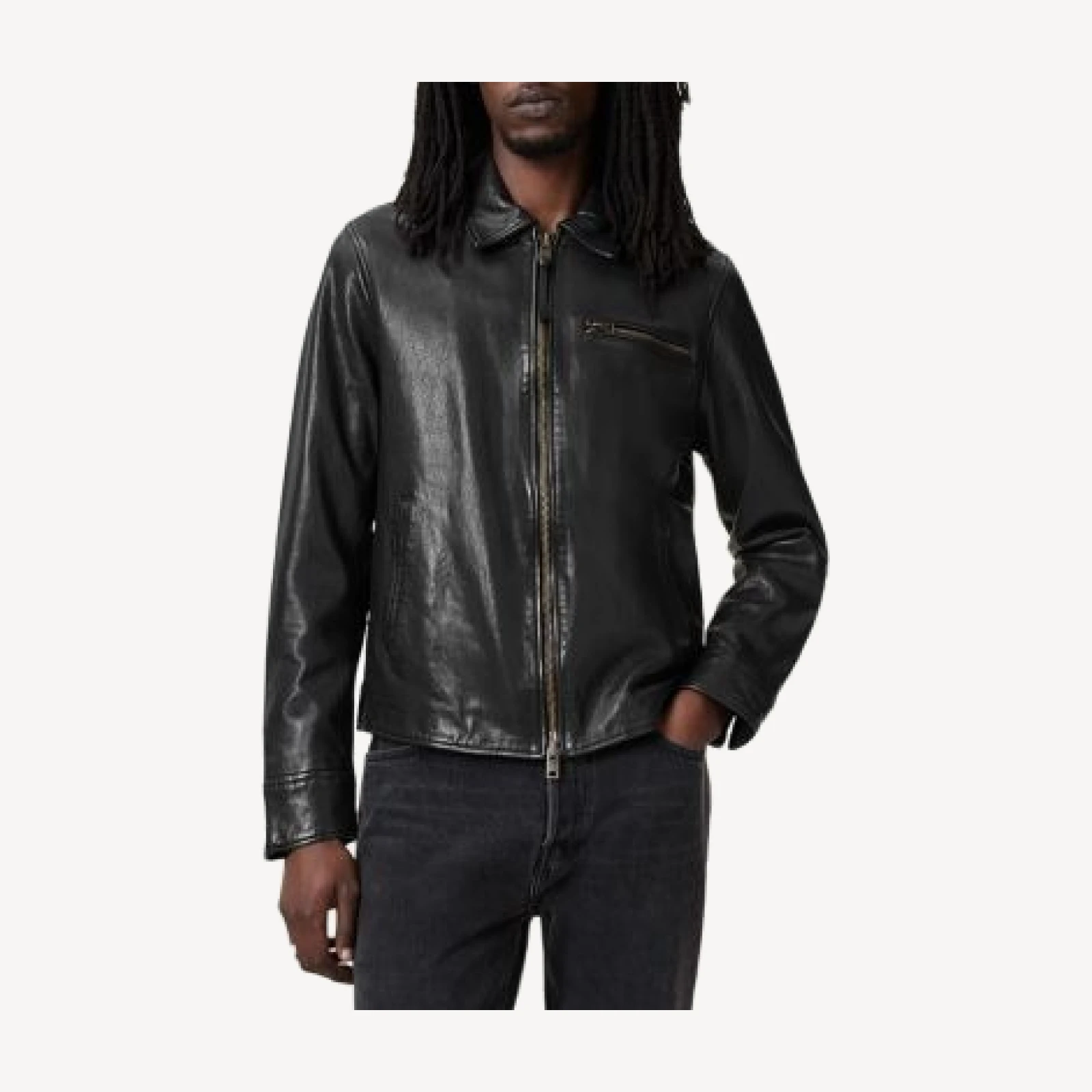 Allsaints Miller Leather Jacket