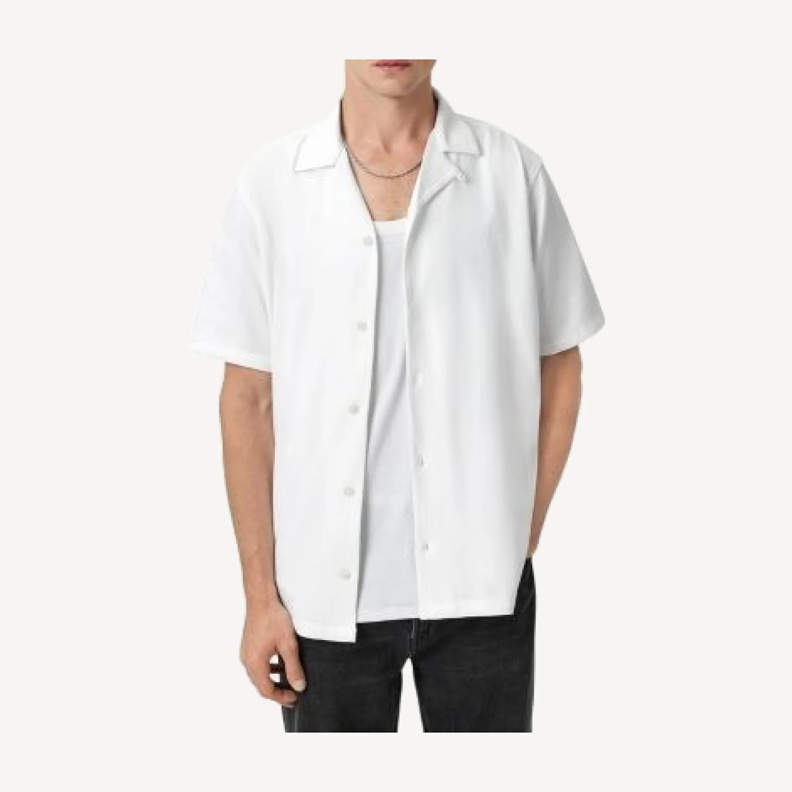 Allsaints Hudson Short Sleeve Button Down Shirt