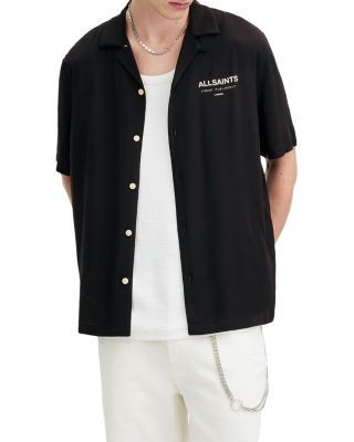 Allsaints Underground Regular Fit Camp Shirt