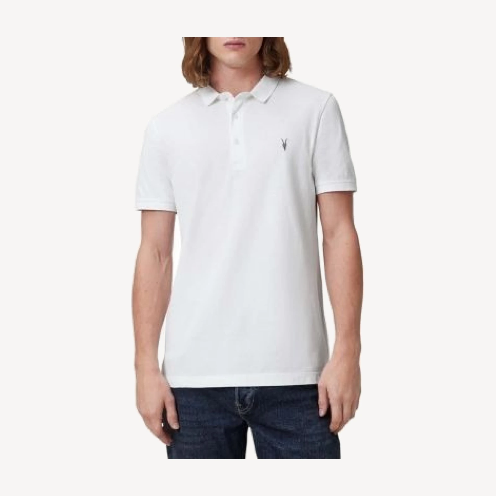 Allsaints Reform Cotton Slim Fit Polo Shirt