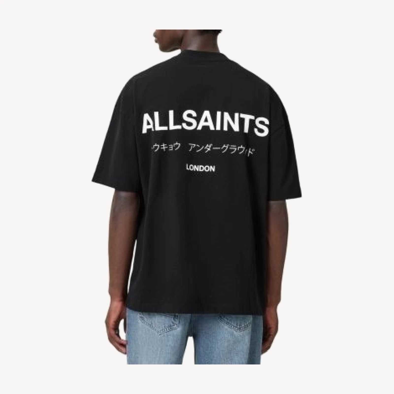 Allsaints Underground Organic Cotton Logo Graphic Tee